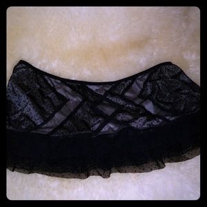 Sexy black Lingerie Valentine's Day skirt M